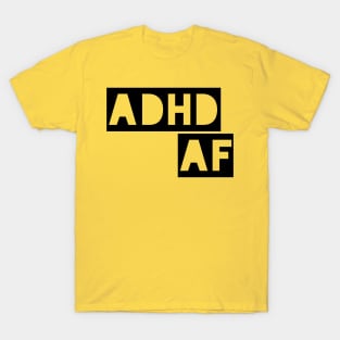 ADHD typographic design T-Shirt